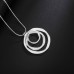 Three circle necklaces